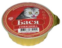 Корм для кошек Бася Влажный с говядиной (0.075 кг) 1 шт. 0.075 кг 1