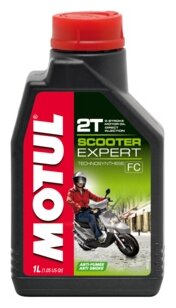 MOTUL 105880 Масло моторное 2T MOTUL Scooter Expert полу 1 л 105880