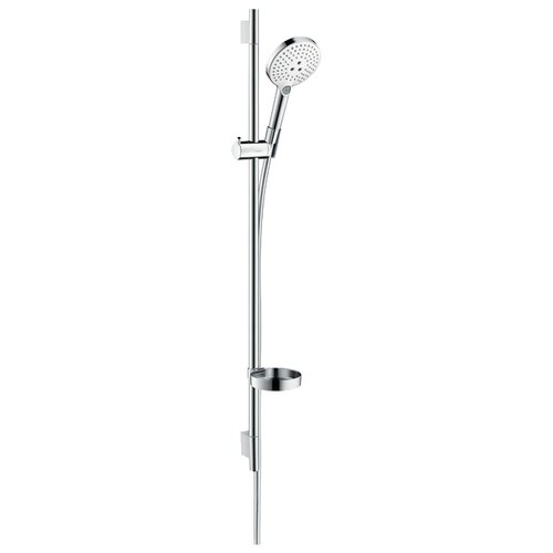 Душевой гарнитур hansgrohe Raindance Select S 120 3jet/Unica 26631000, хром хром 1600 мм душевой гарнитур hansgrohe raindance e 150 air 3jet unica 27888000 хром хром 1600 мм