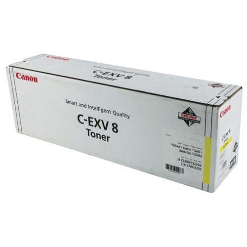 Картридж Canon C-EXV8 Y (7626A002), 25000 стр, желтый картридж canon c exv8 y 7626a002 25000 стр желтый