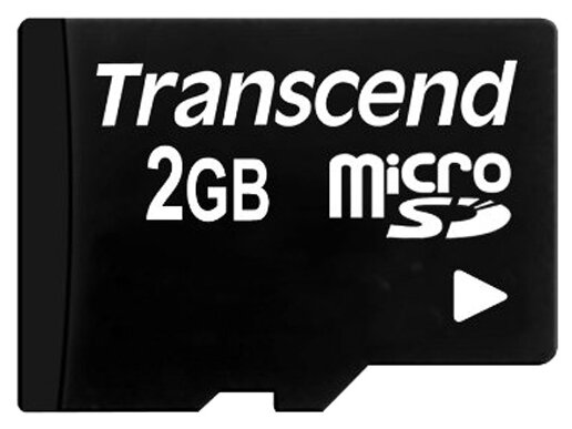 Карта памяти 2GB Transcend TS2GUSDC Micro SD 2Gb без адаптера