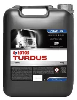 LOTOS TURDUSSHPD15W4020L Масо моторное 15W40 LOTOS TURDUS SHPD - 17 kg