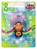 Флешка Mirex MONKEY 8GB коричневый