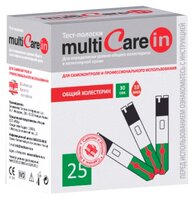 MultiCare-in тест-полоски холестерин 10 шт.