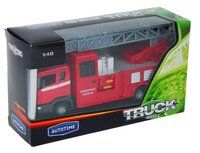 Пожарный автомобиль Autotime (Autogrand) Scania Fire с лестницей (10832-11/34203) 1:48 красная