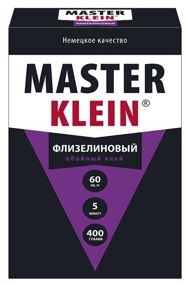 Master Klein Клей обойный для флизелиновых обоев 400гр жест,пачка 11603371