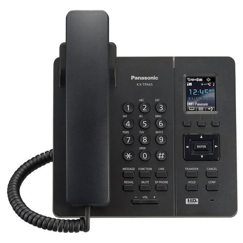 фото Voip-телефон panasonic kx-tpa65 черный