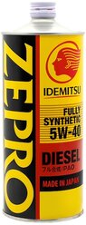 Синтетическое моторное масло IDEMITSU Zepro Diesel 5W-40, 1 л