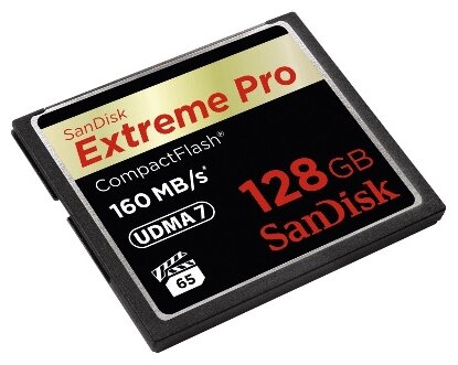 Карта памяти SanDisk CompactFlash 128GB Extreme Pro 160 Mb/s