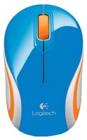 Мышь Logitech Wireless Mini Mouse M187 Blue-Orange USB