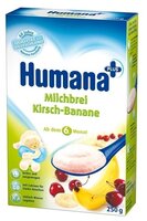 Каша Humana молочная рисовая с бананом и вишней (с 6 месяцев) 250 г