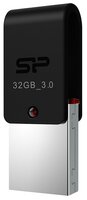 Флешка Silicon Power Mobile X31 32GB черный/серебристый