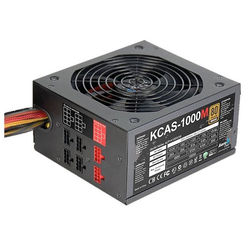 фото Блок питания aerocool kcas-1000m 1000w