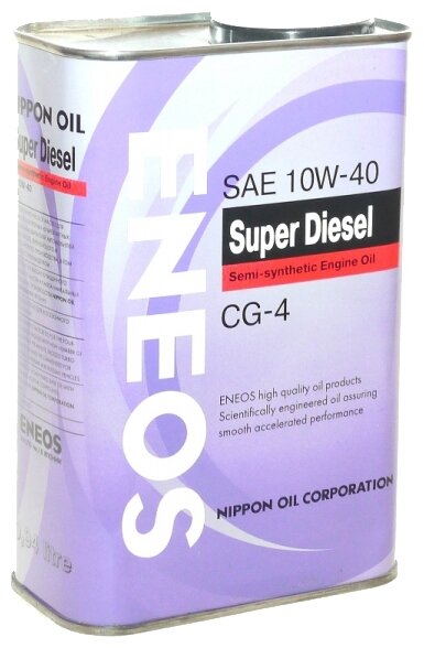 ENEOS Масло Моторное Eneos Super Diesel Полусинтетическое 10w40 Api : Cg-4 (0,94 Л)