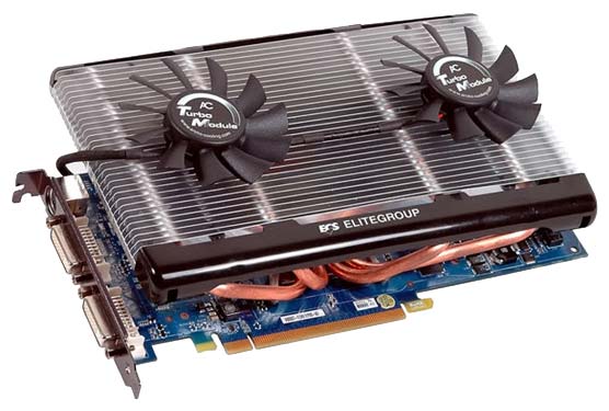 Видеокарта ECS GeForce 8800 GT 600Mhz PCI-E 2.0 512Mb 1800Mhz 256 bit 2xDVI TV HDCP YPrPb Cool