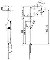 Душевая стойка Kaja Ipuri 27500-C