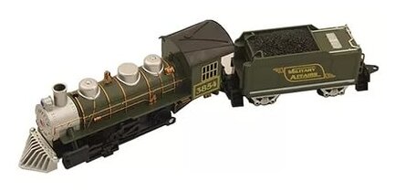 Детская железная дорога Challenger Train (На батарейках, 12 деталей, со светом и дымом) 3700-1A