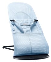 Шезлонг Baby Bjorn Balance Soft (сетка) silver/white