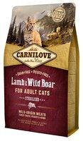 Корм для кошек Carnilove Carnilove Lamb & Wild Boar Sterilised for adult cats (2 кг) 2 кг