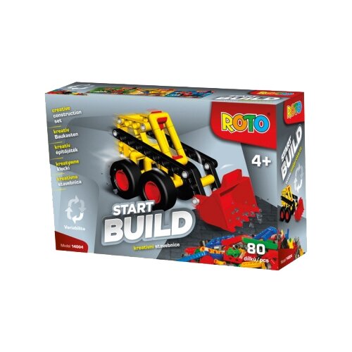 Конструктор EFKO Бульдозер 80деталей 14004EF-CH