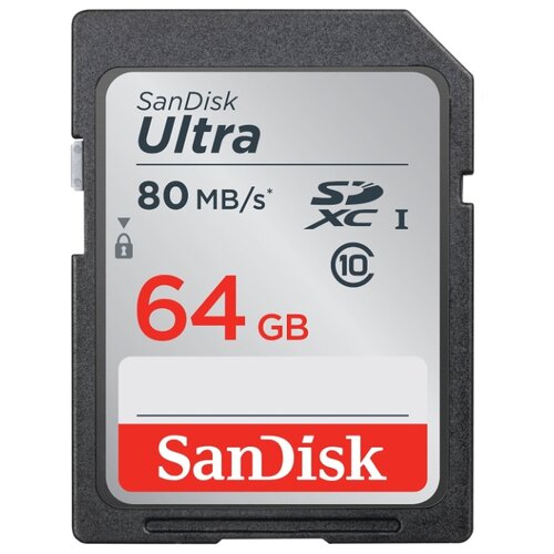 фото Карта памяти SanDisk Ultra SDXC Class 10 UHS-I 80MB/s 64GB