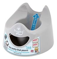 Pourty горшок Pourty Easy-to-Pour Potty Chair серый