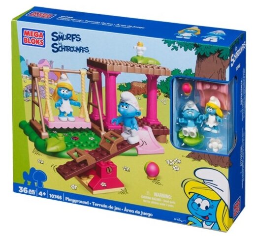 Игрушка Mega Bloks Смурфики, для конструирования, в ассортименте 10744(10745,10746)