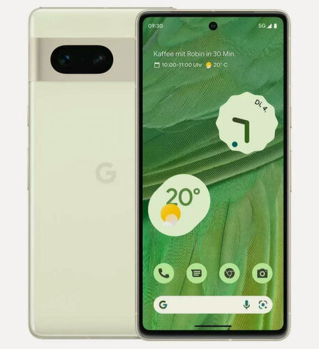 Изображение товара Смартфон Google Pixel 7, 5G, NFC, OLED, 8/256Gb, Lemongrass (Светло-зеленый)