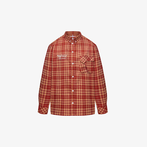фото Рубашка called a garment human flannel shirt, размер l, красный