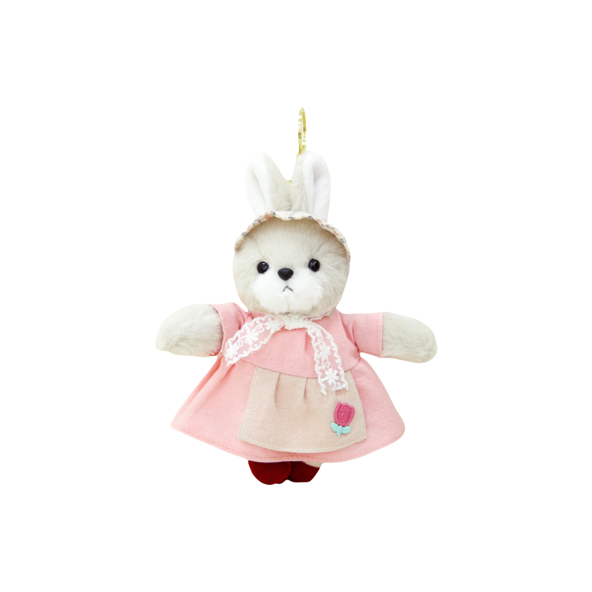 YANGWAWAHEXIAOXIONGTIAOWU Пасторальная коллекция Bunny Лилия Кролик Уют и гармония Куклы Плюшевый Украшение 20cm
