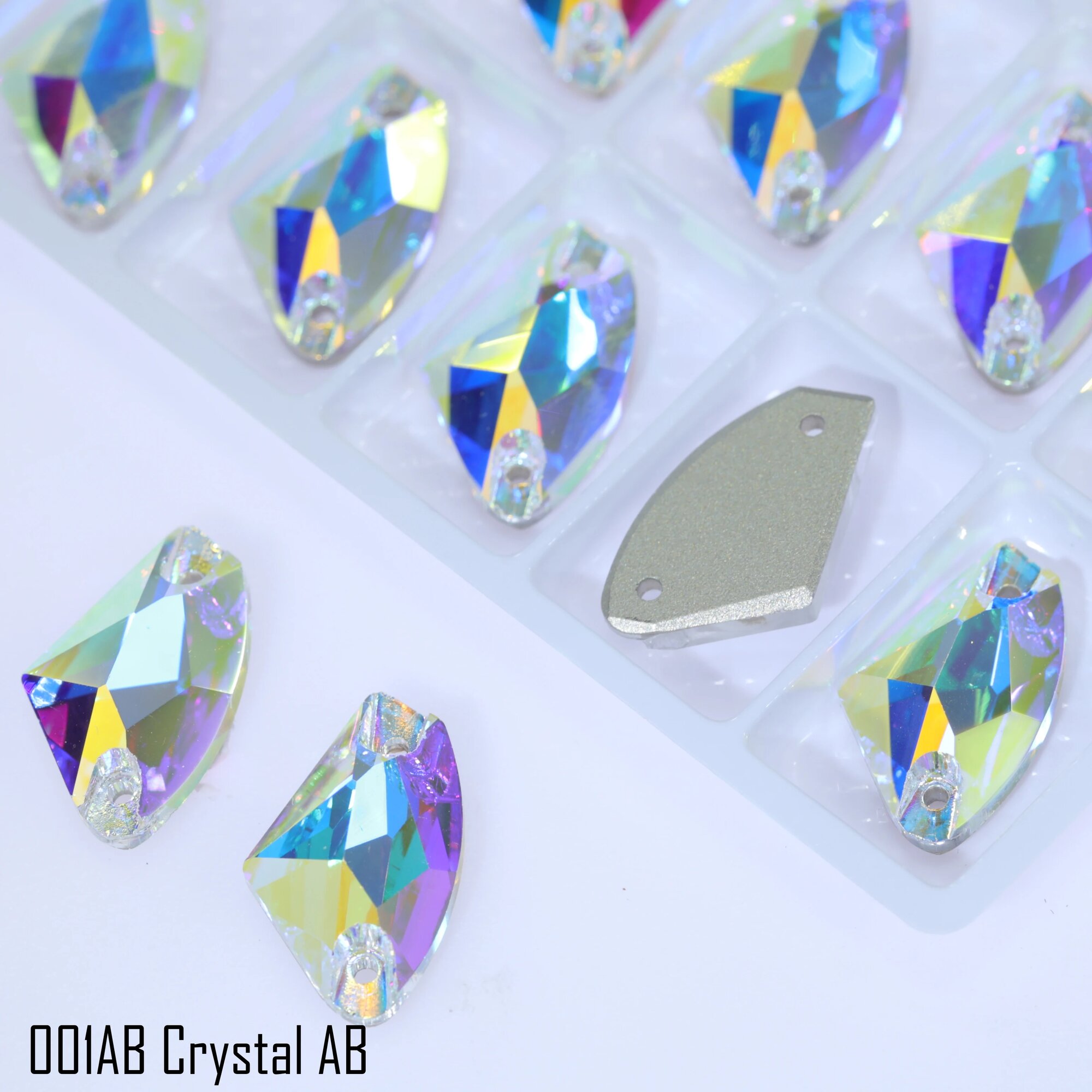 Кристаллы для ногтей 001AB 12MM19MM