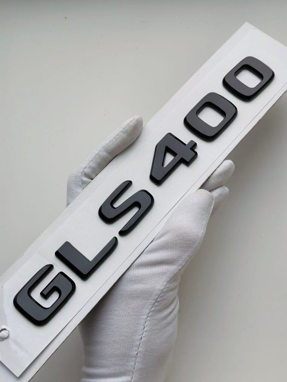 Надпись GLS400 205*24 мм, эмблема Mercedes, шильдик Мерседес, значок на багажник авто