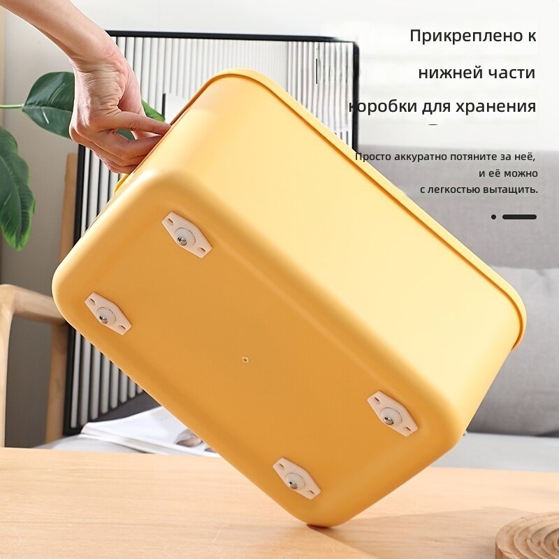 Передвижная подставка на колесиках с клеевым креплением без сверления и бесшумными шариковыми роликами, комплект из 4 шт. для дома