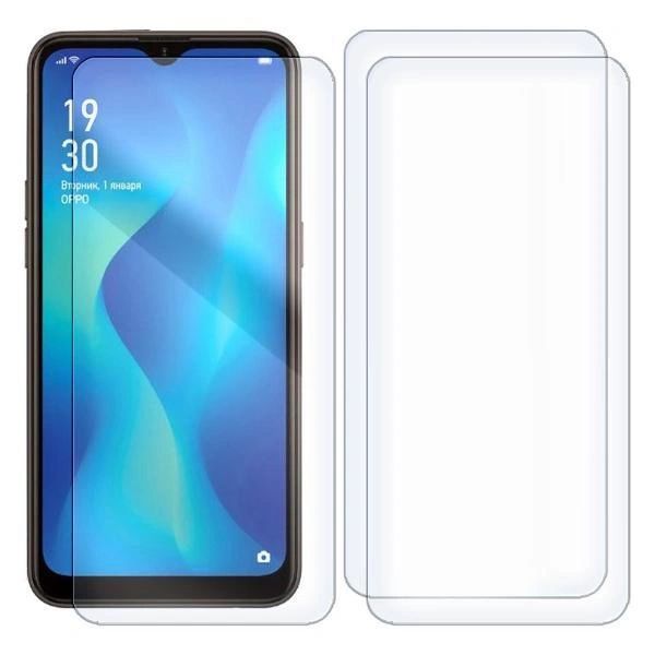 Комплект из 3-x защитных гибридных стекол Krutoff для Realme C2