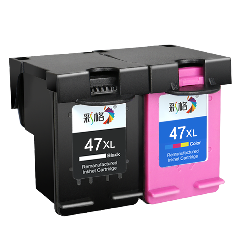Картридж Color Grid 47 для заправки для принтеров HP 4825 4800 4826 4877 4828 4829 4925 4926 4978 чёрный и цветной