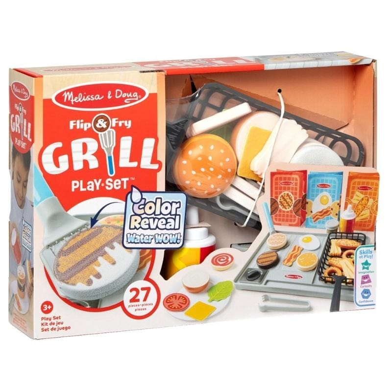 Набор для рисования Melissa & Doug Water WOW! гриль и фритюрница, 27 элементов