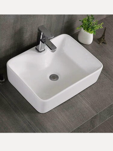 Изображение товара Раковина для ванной. Раковина накладная CeramaLux CL7291 без перелива белый