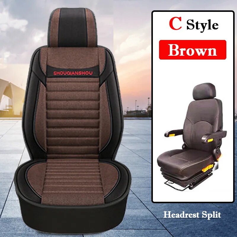 Чехол для сиденья SCANIA Volvo Benz Style C - Brown