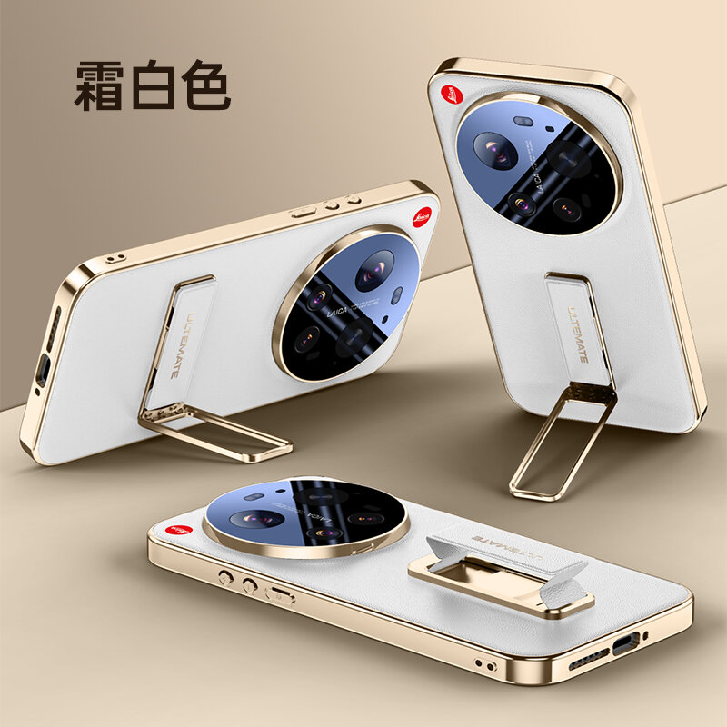 Чехол Для Xiaomi 17 Ultra/Сяоми 17 Ультра, soft touch, чехол-кардиомонитор, искусственная кожа, поликарбонат (PC), защита камеры, ударопрочный, встроенная подставка, усиленные углы, Xiaomi, Xiaomi 17 Ultra