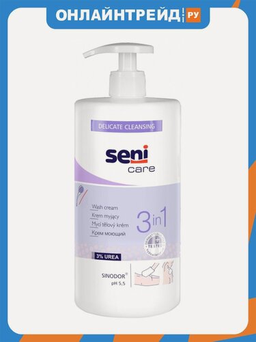 Изображение товара Крем моющий Seni Care 3в1, 1 л