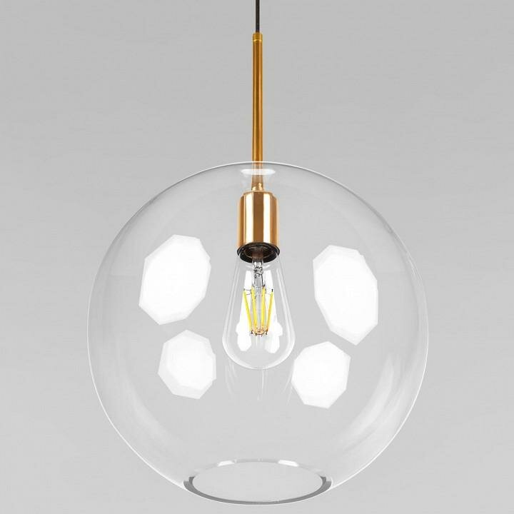 Подвесной светильник Loft it Bolle 2034-P1 цвет плафона подвески Прозрачный, цвет арматуры Золото