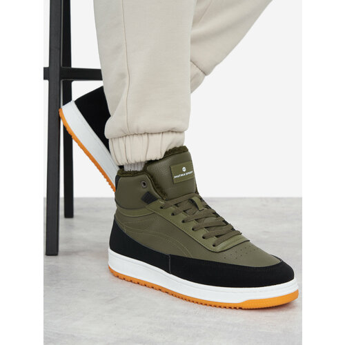 фото Кеды matrix sport insulated high top sneakers, размер 40, зеленый