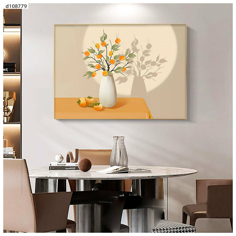 Декоративная картина для электрического счетчика, черная рамка, 50x40 см, крепление без сверления, настенное украшение