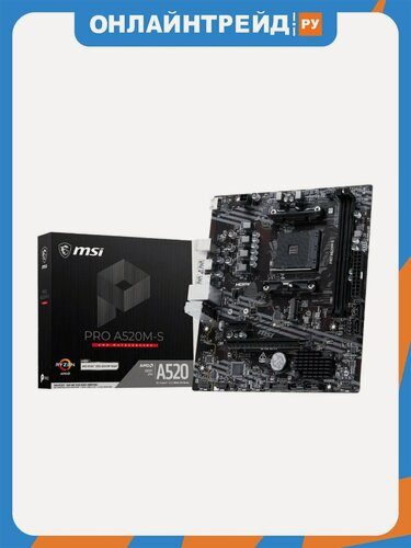 Изображение товара Материнская плата Msi PRO A520M-S (AM4 mATX)