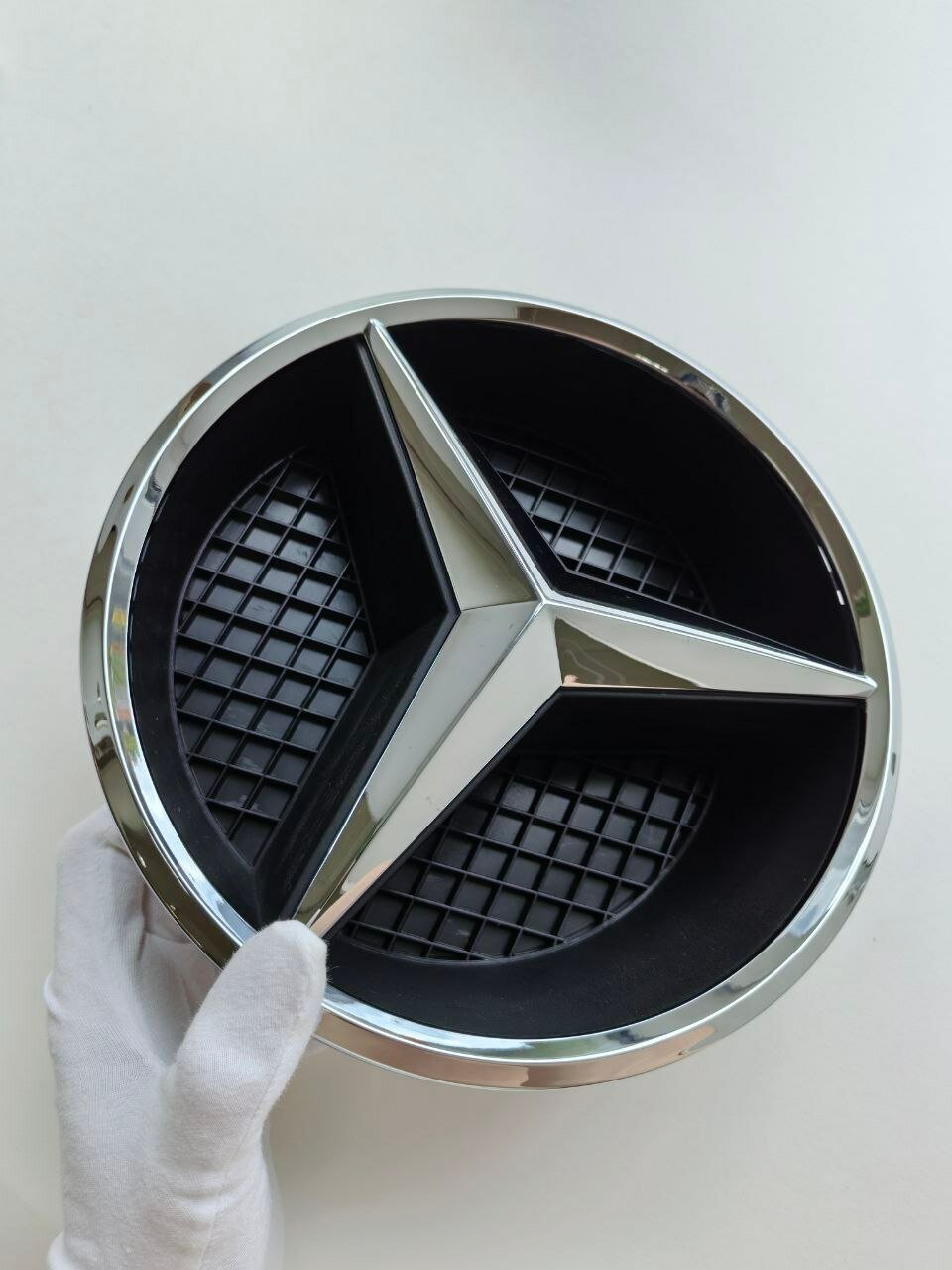Эмблема Mercedes 200*61 мм, логотип, шильдик Мерседес, значок на авто