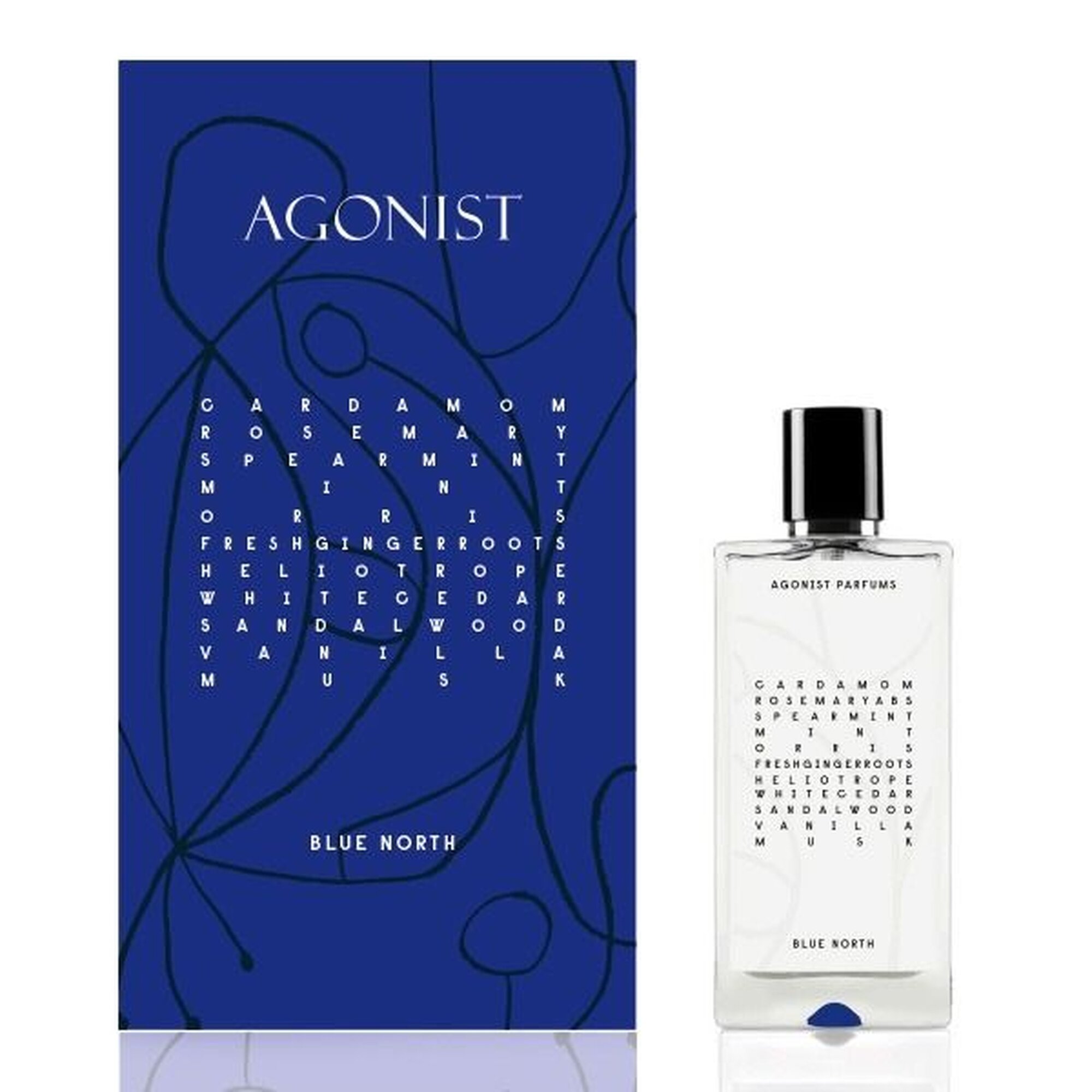 Духи Agonist Blue North, унисекс (для мужчин и женщин), фужерные, объем 50 мл