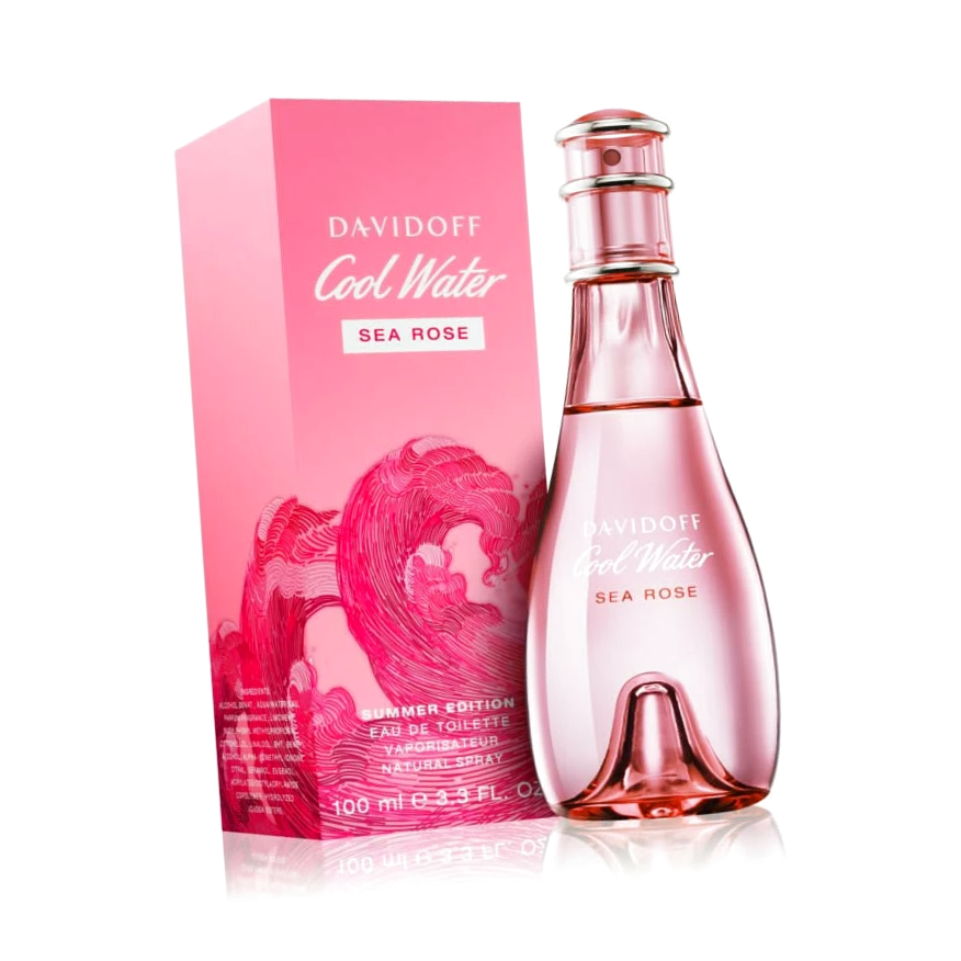 Davidoff Cool Water Woman Sea Rose Summer 100 мл женский парфюм - Давыдов Кул Вотер Роуз Эдишн 2019