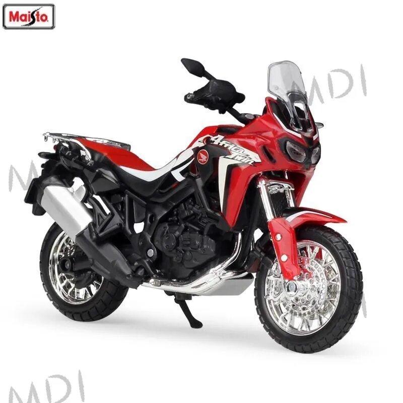 Maisto 1:18 Honda Africa Twin DCT Модель мотоцикла MDH Коллекционная мототехника из металла и пластика