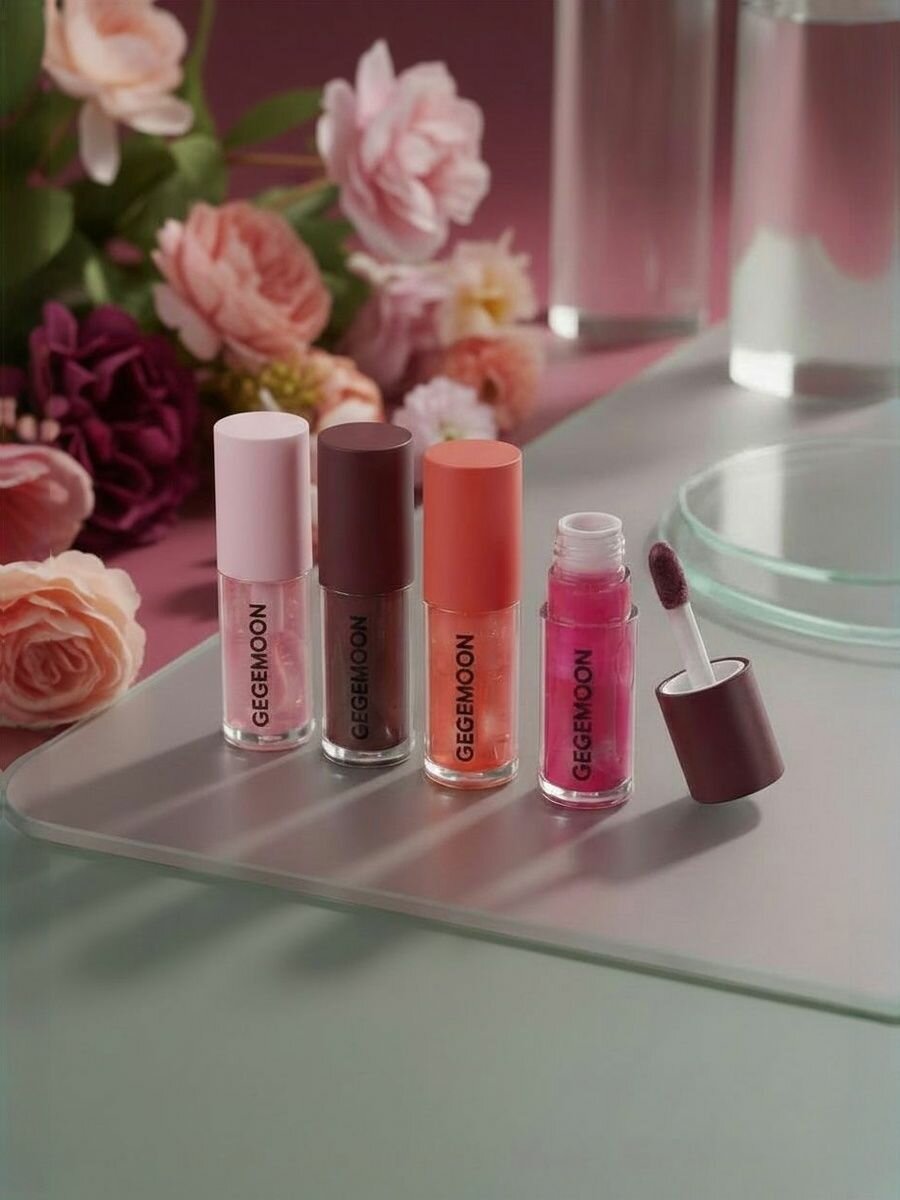 Набор блески для губ 4 штуки — фото 1