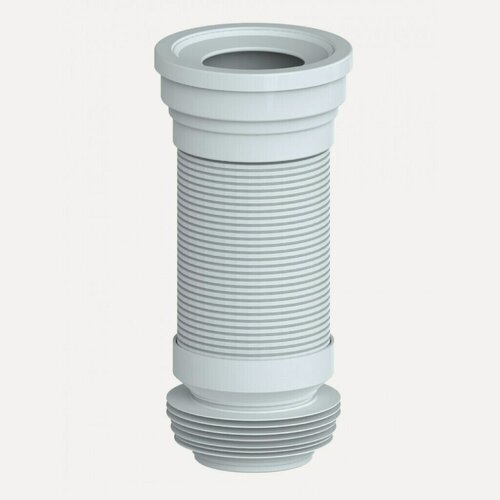 Изображение товара Гофра для унитаза армированная Unicorn T350, раздвижная труба 280-350 мм, гибкий слив канализации
